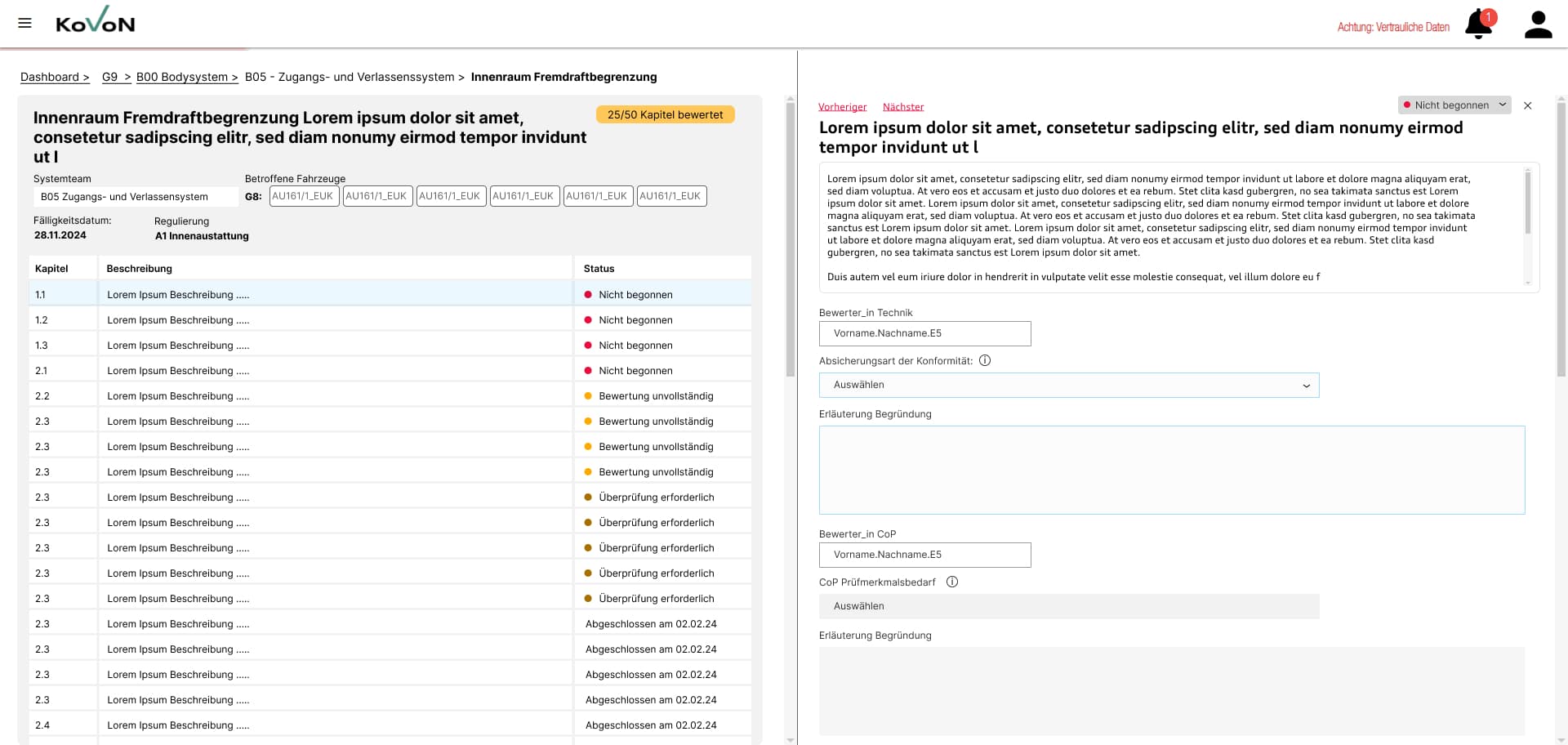 KoVoN COP Pilot screen 9